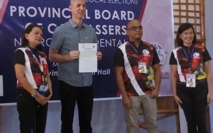 Lacson proclaimed next governor of Negros Occidental.